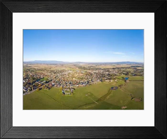 Framed Print : View Over Yarra Glen in Australia Framed Print : View Over Yarra Glen in Australia
