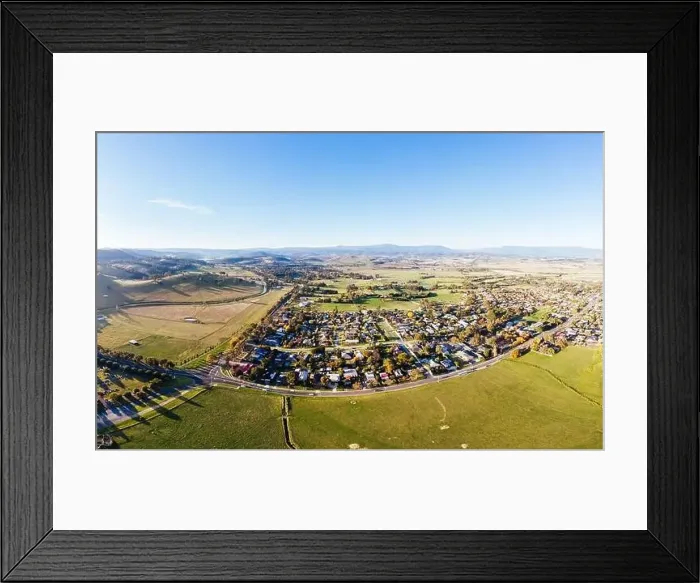 Framed Print : View Over Yarra Glen in Australia Framed Print : View Over Yarra Glen in Australia