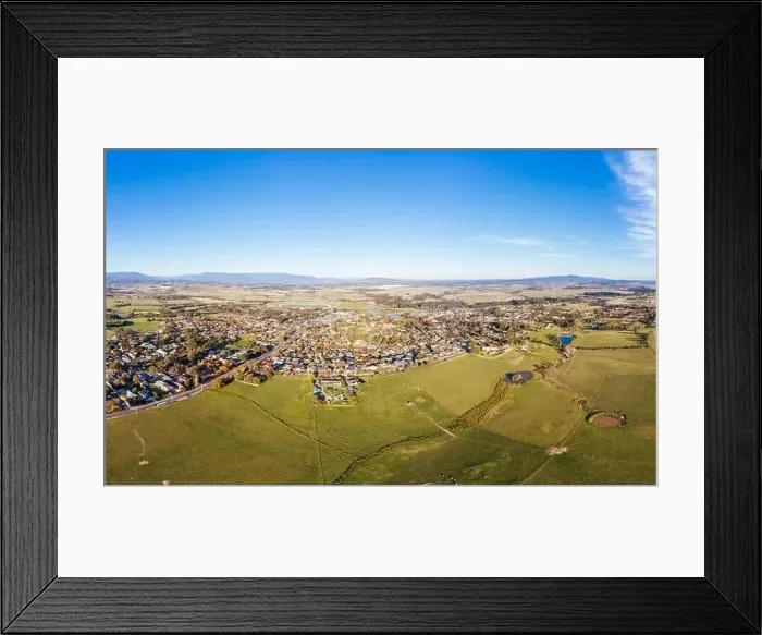 Framed Print : View Over Yarra Glen in Australia Framed Print : View Over Yarra Glen in Australia