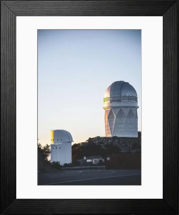 Framed Print : Observatory in the sunset Framed Print : Observatory in the sunset