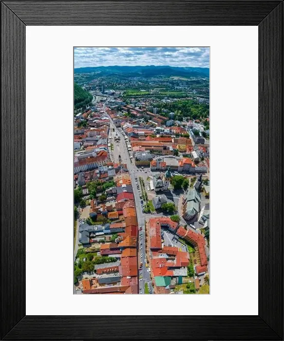 Framed Print : Namestie SNP in Banska Bystrica, Slovakia Framed Print : Namestie SNP in Banska Bystrica, Slovakia