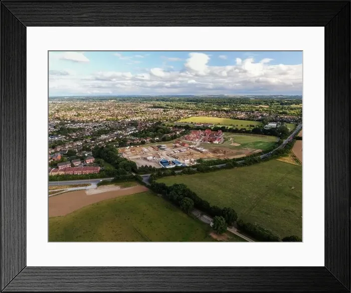 Framed Print : New Housing Development on Tull Way, Thatcham Framed Print : New Housing Development on Tull Way, Thatcham