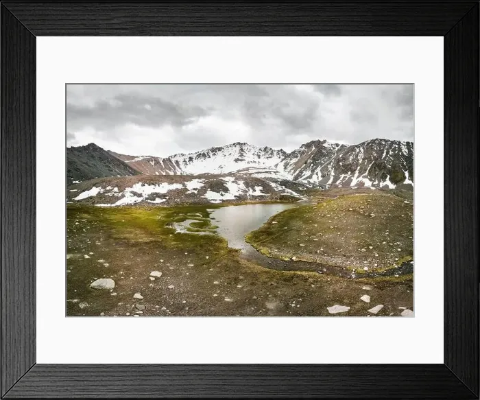 Framed Print : Beautiful panorama landscape of the glacier mountain lakes near Almaty city, Kazakhstan. Aerial shot with drone Framed Print : Beautiful panorama landscape of the glacier mountain lakes near Almaty city, Kazakhstan. Aerial shot with drone