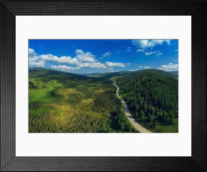 Framed Print : Chuysky trakt road in the Altai mountains Framed Print : Chuysky trakt road in the Altai mountains