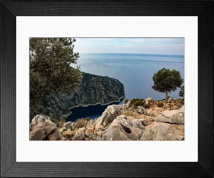Framed Print : The view of the valley of the butterflies from the mountain Framed Print : The view of the valley of the butterflies from the mountain