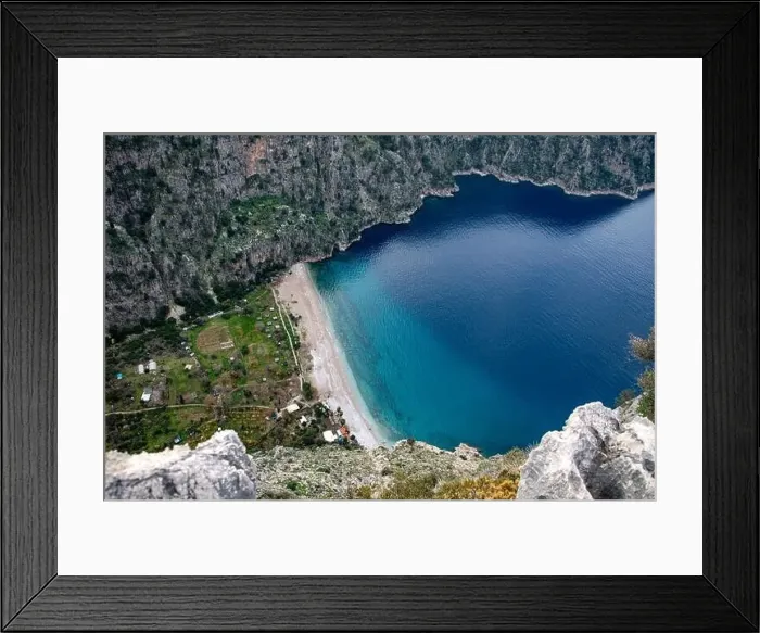Framed Print : A panoramic photo of the valley of the butterflies Framed Print : A panoramic photo of the valley of the butterflies