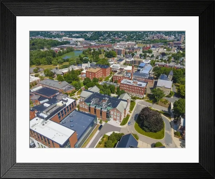 Framed Print : Aerial view of Worcester Polytechnic Institute WPI main campus around The Quad in city of Worcester Framed Print : Aerial view of Worcester Polytechnic Institute WPI main campus around The Quad in city of Worcester