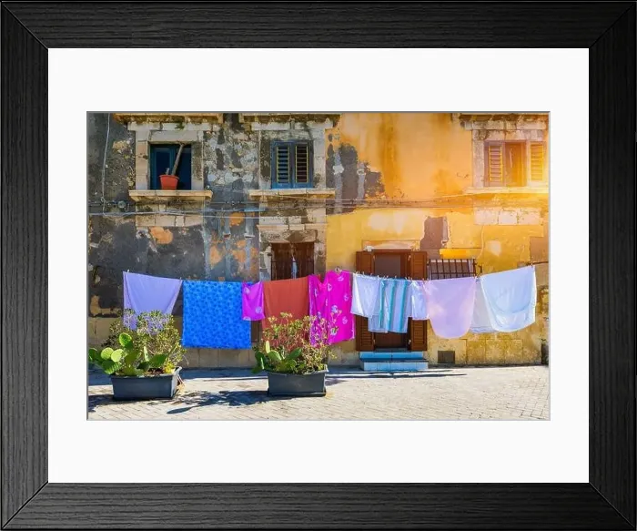Framed Print : Siracusa (Syracuse) in a sunny summer day Framed Print : Siracusa (Syracuse) in a sunny summer day
