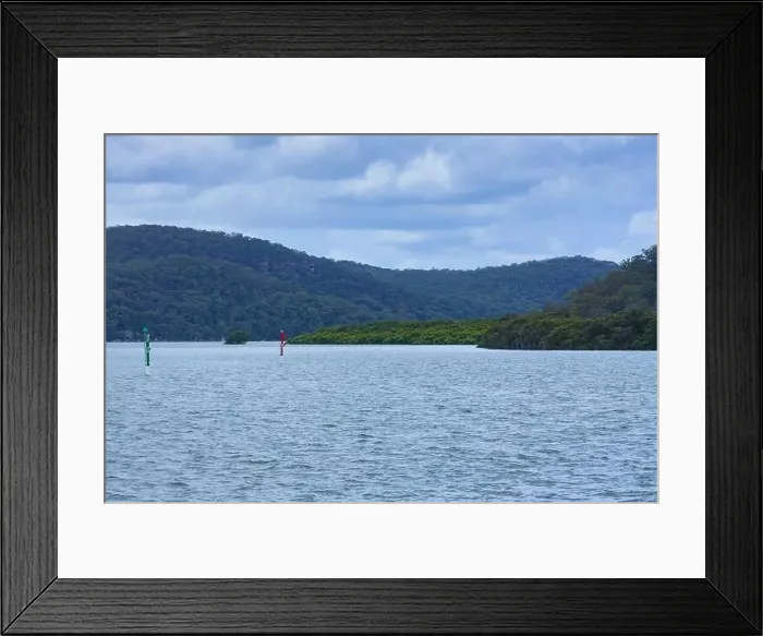 Framed Print : Hawkesbury River on Sydney Central Coast NSW Australia fishing boating wildlife boats yachts seafood restaurants with Framed Print : Hawkesbury River on Sydney Central Coast NSW Australia fishing boating wildlife boats yachts seafood restaurants with