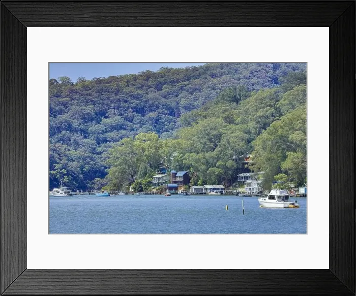 Framed Print : Hawkesbury River on Sydney Central Coast NSW Australia fishing boating wildlife boats yachts seafood restaurants with Framed Print : Hawkesbury River on Sydney Central Coast NSW Australia fishing boating wildlife boats yachts seafood restaurants with