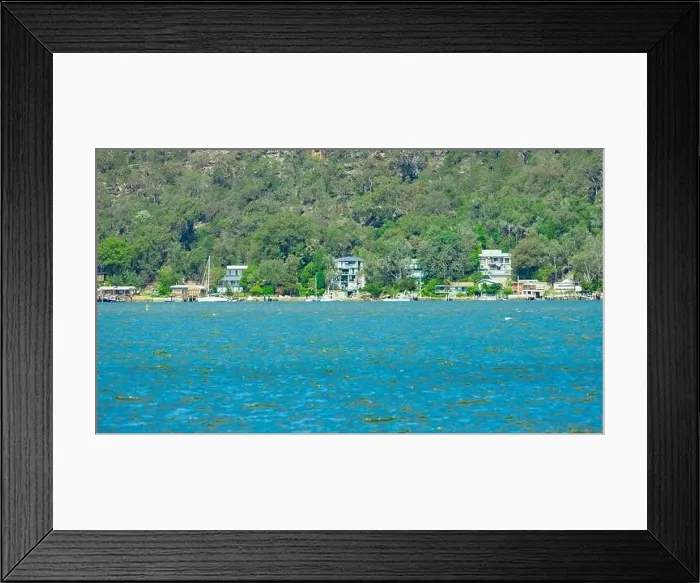 Framed Print : Hawkesbury River on Sydney Central Coast NSW Australia fishing boating wildlife boats yachts seafood restaurants with Framed Print : Hawkesbury River on Sydney Central Coast NSW Australia fishing boating wildlife boats yachts seafood restaurants with