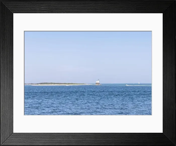 Framed Print : Landscape with Bug lighthouse Framed Print : Landscape with Bug lighthouse