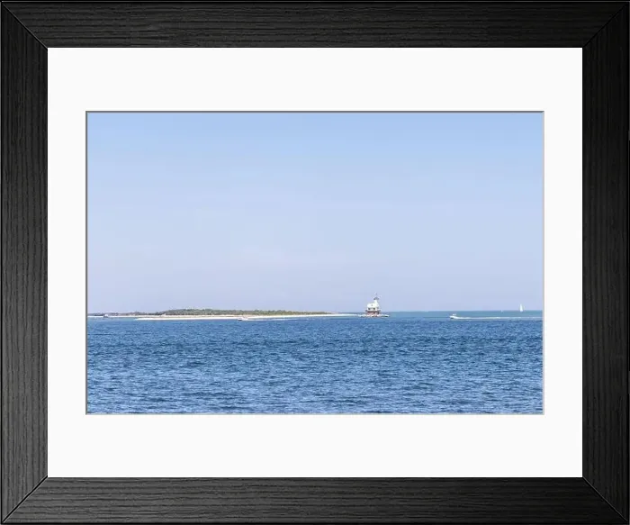 Framed Print : Landscape with Bug lighthouse Framed Print : Landscape with Bug lighthouse