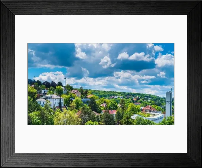 Framed Print : Germany, Stuttgart city houses Framed Print : Germany, Stuttgart city houses