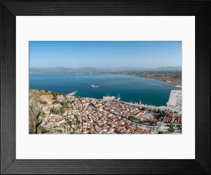 Framed Print : Greece, Nafplio city and Bourtzi Framed Print : Greece, Nafplio city and Bourtzi