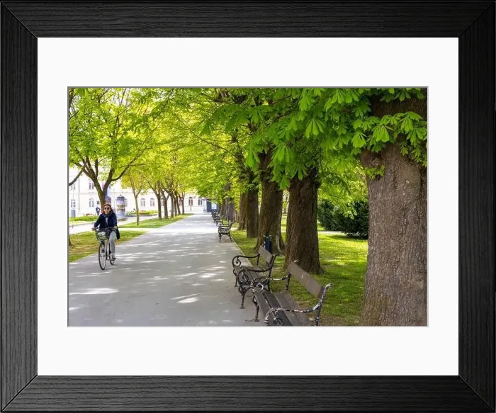 Framed Print : Centre of Koprivnica town in Croatia Framed Print : Centre of Koprivnica town in Croatia