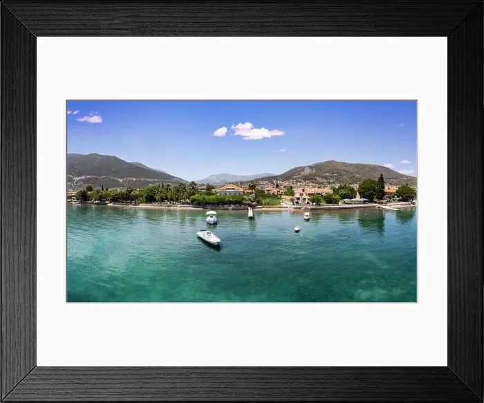 Framed Print : Greece, Ancient Epidaurus town and beach at Argolida Framed Print : Greece, Ancient Epidaurus town and beach at Argolida
