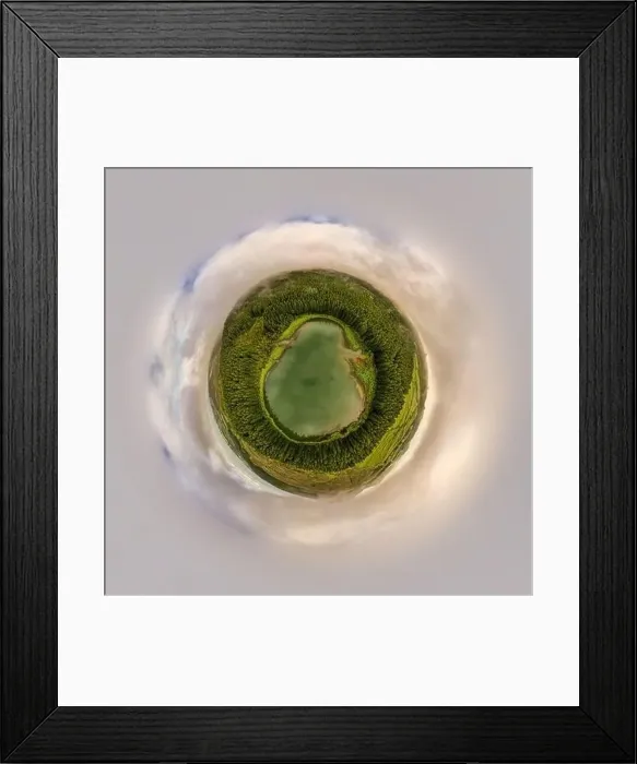 Framed Print : Aerial view of Azores, Portugal Framed Print : Aerial view of Azores, Portugal