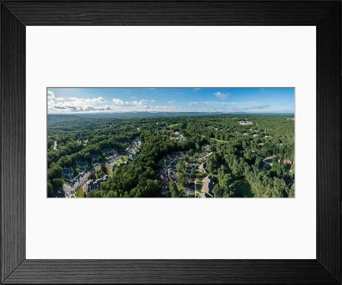 Framed Print : Aerial drone view of a residential golf and vacation community development in Fairfield Glade Tennessee Framed Print : Aerial drone view of a residential golf and vacation community development in Fairfield Glade Tennessee