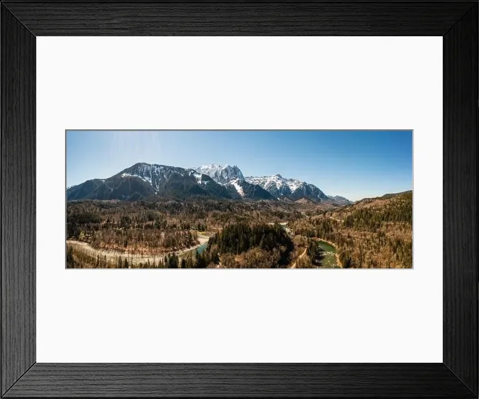 Framed Print : Aerial panorama image by drone of the Cascade mountains in Washington State Framed Print : Aerial panorama image by drone of the Cascade mountains in Washington State