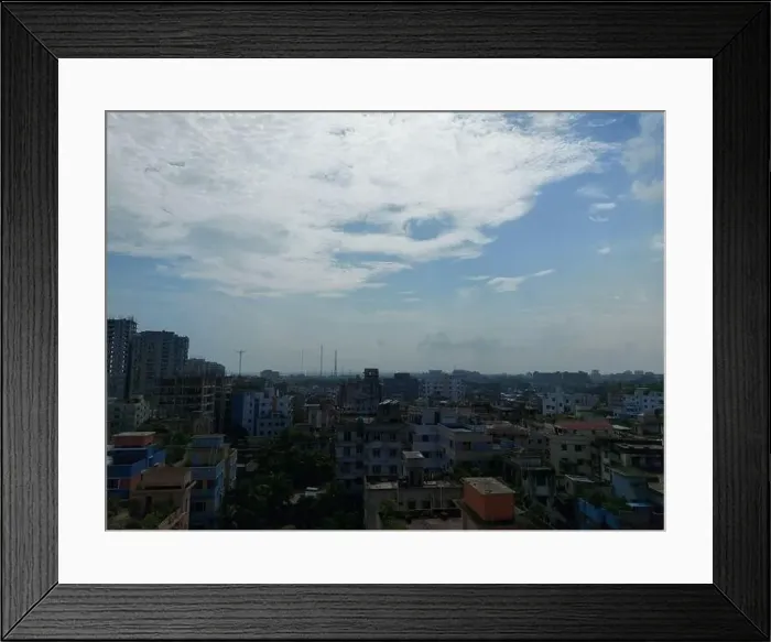 Framed Print : Bangladesh capital Dhaka city landscape on a sunny morning Framed Print : Bangladesh capital Dhaka city landscape on a sunny morning