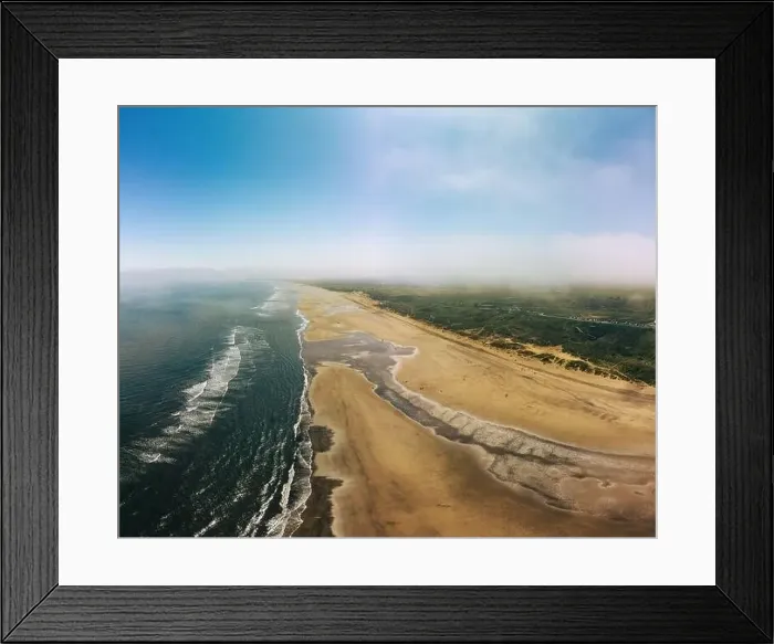 Framed Print : Sunny Cliffs and beach at Blackhall Rocks and Cromdon Dene Beach Framed Print : Sunny Cliffs and beach at Blackhall Rocks and Cromdon Dene Beach