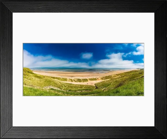 Framed Print : Sunny Cliffs and beach at Blackhall Rocks and Cromdon Dene Beach Framed Print : Sunny Cliffs and beach at Blackhall Rocks and Cromdon Dene Beach