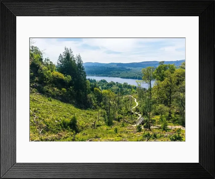 Framed Print : Ben A'an hill and the Loch Katrine in the Trossachs, Scotland Framed Print : Ben A'an hill and the Loch Katrine in the Trossachs, Scotland