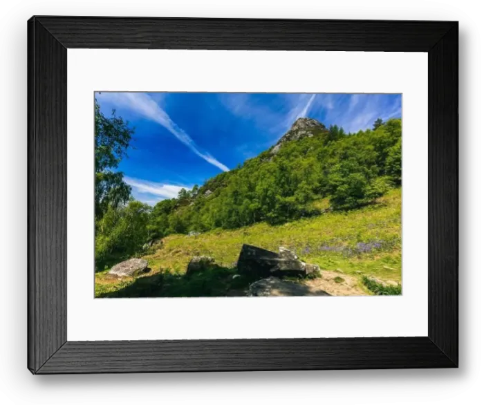 Framed Print : Ben A'an hill and the Loch Katrine in the Trossachs, Scotland Framed Print : Ben A'an hill and the Loch Katrine in the Trossachs, Scotland