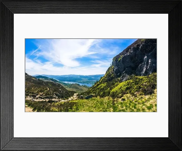 Framed Print : Ben A'an hill and the Loch Katrine in the Trossachs, Scotland Framed Print : Ben A'an hill and the Loch Katrine in the Trossachs, Scotland
