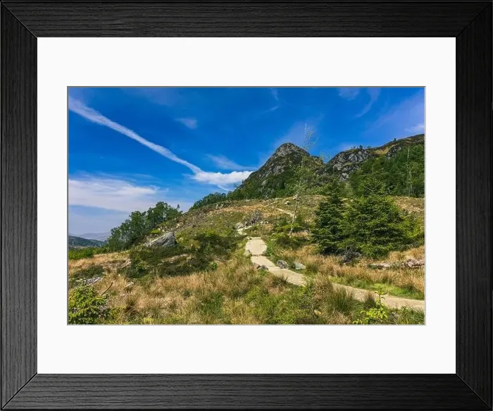 Framed Print : Ben A'an hill and the Loch Katrine in the Trossachs, Scotland Framed Print : Ben A'an hill and the Loch Katrine in the Trossachs, Scotland