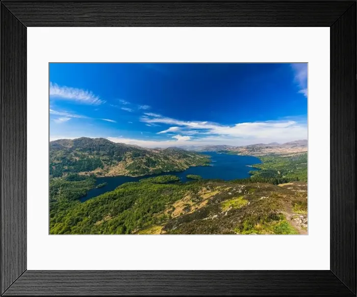 Framed Print : Ben A'an hill and the Loch Katrine in the Trossachs, Scotland Framed Print : Ben A'an hill and the Loch Katrine in the Trossachs, Scotland