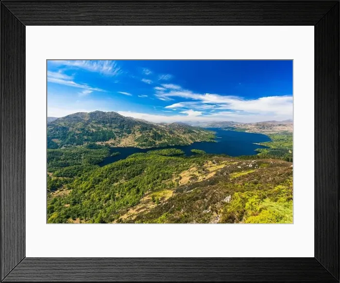 Framed Print : Ben A'an hill and the Loch Katrine in the Trossachs, Scotland Framed Print : Ben A'an hill and the Loch Katrine in the Trossachs, Scotland