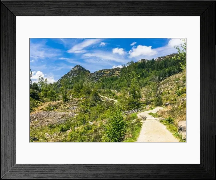 Framed Print : Ben A'an hill and the Loch Katrine in the Trossachs, Scotland Framed Print : Ben A'an hill and the Loch Katrine in the Trossachs, Scotland