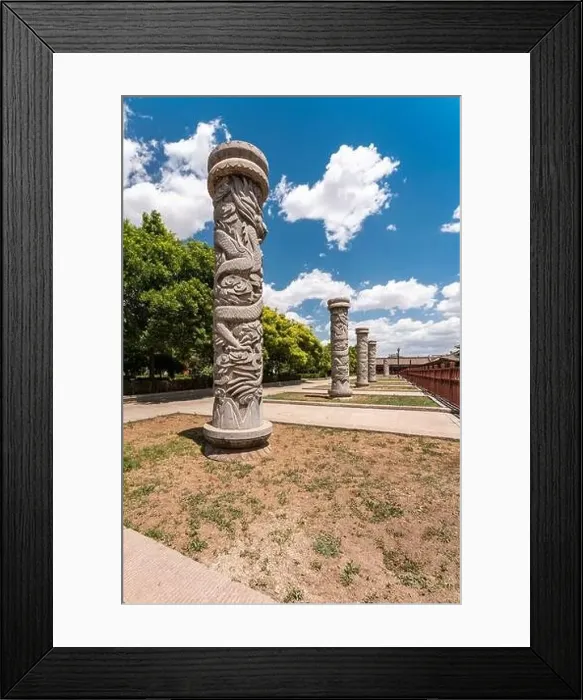 Framed Print : Landscapes of Ying Xian Wooden Pagoda, famous travel destination in Yingxian town in Shanxi Province of China Framed Print : Landscapes of Ying Xian Wooden Pagoda, famous travel destination in Yingxian town in Shanxi Province of China