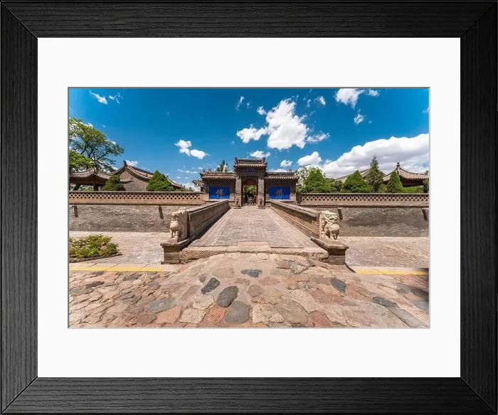 Framed Print : Landscapes of Ying Xian Wooden Pagoda, famous travel destination in Yingxian town in Shanxi Province of China Framed Print : Landscapes of Ying Xian Wooden Pagoda, famous travel destination in Yingxian town in Shanxi Province of China