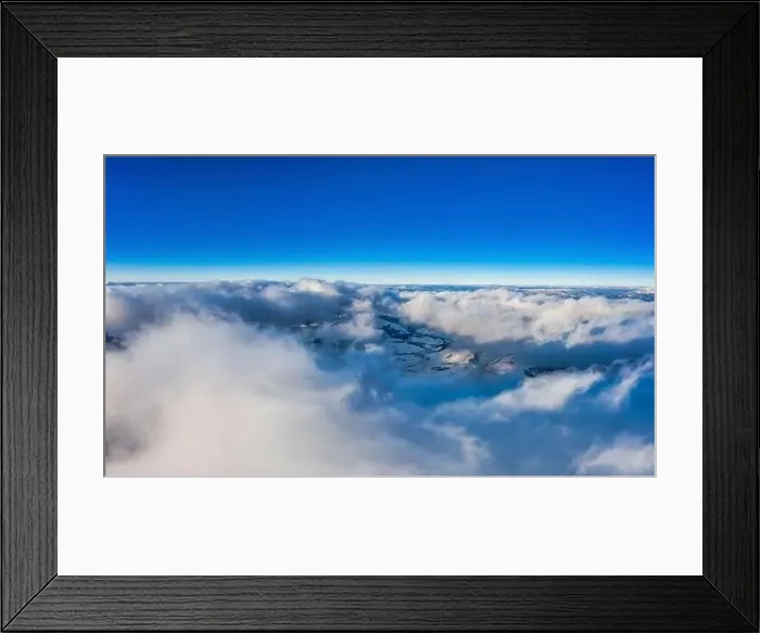 Framed Print : Beautiful bewitching view of mountains and rocks with spruce forest on a frosty winter evening with fog and sunset sun Framed Print : Beautiful bewitching view of mountains and rocks with spruce forest on a frosty winter evening with fog and sunset sun