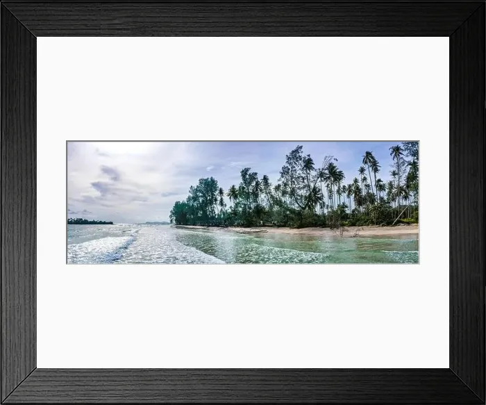 Framed Print : Secret sunset beach in koh Kood, Trat, Thailand, south east asia Framed Print : Secret sunset beach in koh Kood, Trat, Thailand, south east asia