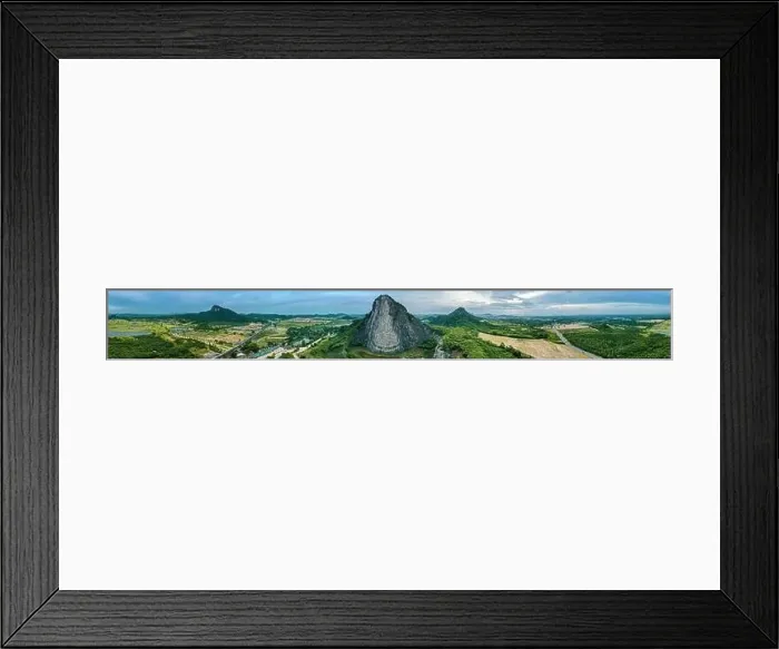 Framed Print : Buddha Mountain in Pattaya, Chonburi, Thailand