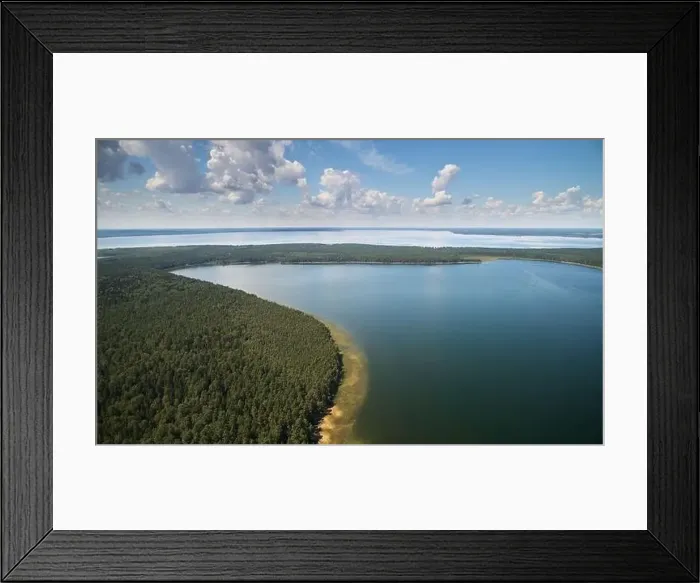 Framed Print : Beautiful nature landscape aerial drone top view Framed Print : Beautiful nature landscape aerial drone top view