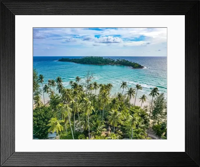 Framed Print : Secret sunset beach in koh Kood, Trat, Thailand, south east asia Framed Print : Secret sunset beach in koh Kood, Trat, Thailand, south east asia
