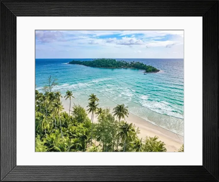 Framed Print : Secret sunset beach in koh Kood, Trat, Thailand, south east asia Framed Print : Secret sunset beach in koh Kood, Trat, Thailand, south east asia