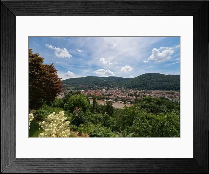Framed Print : Heidelberg, Germany - a university town and popular tourist destination, Heidelberg Castle, very famous Framed Print : Heidelberg, Germany - a university town and popular tourist destination, Heidelberg Castle, very famous