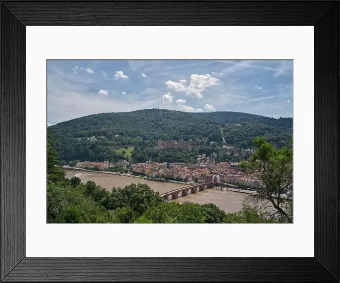 Framed Print : Heidelberg, Germany - a university town and popular tourist destination, Heidelberg Castle, very famous Framed Print : Heidelberg, Germany - a university town and popular tourist destination, Heidelberg Castle, very famous