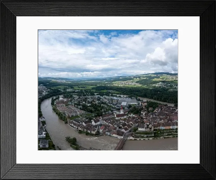 Framed Print : Switzerland Flood Framed Print : Switzerland Flood