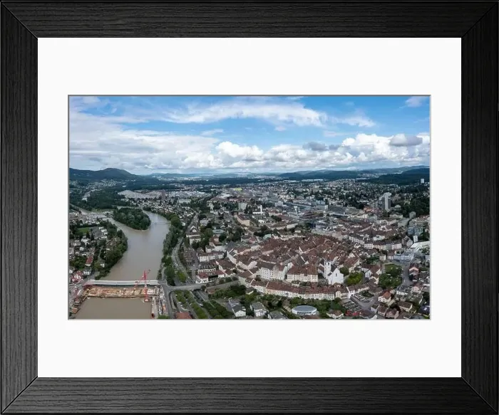 Framed Print : Switzerland Flood - Aarau Framed Print : Switzerland Flood - Aarau