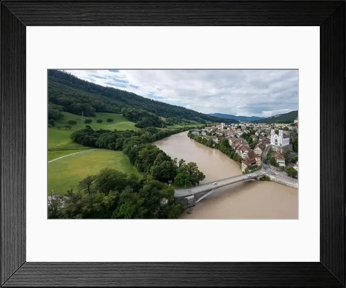 Framed Print : Switzerland Flood Framed Print : Switzerland Flood