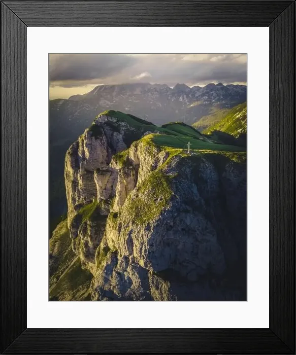 Framed Print : mountain Landscape during Sunset at Loser in Salzkammergut Austria Framed Print : mountain Landscape during Sunset at Loser in Salzkammergut Austria