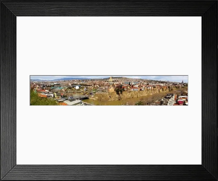 Framed Print : View of the historical center of Tbilisi Framed Print : View of the historical center of Tbilisi