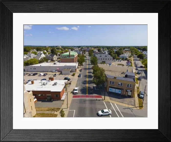 Framed Print : Historic Residence buildings Framed Print : Historic Residence buildings
